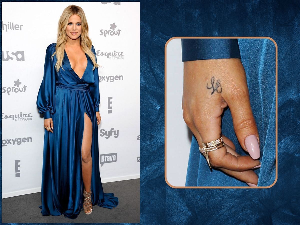 Khloe Kardashian's "LO" tattoo (Image via Getty Images)